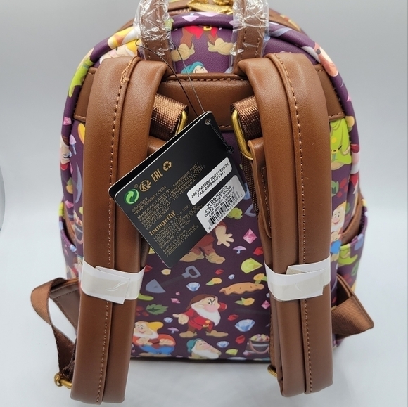 Loungefly Snow White 85th Anniversary AOP Backpack - Picture 5 of 7